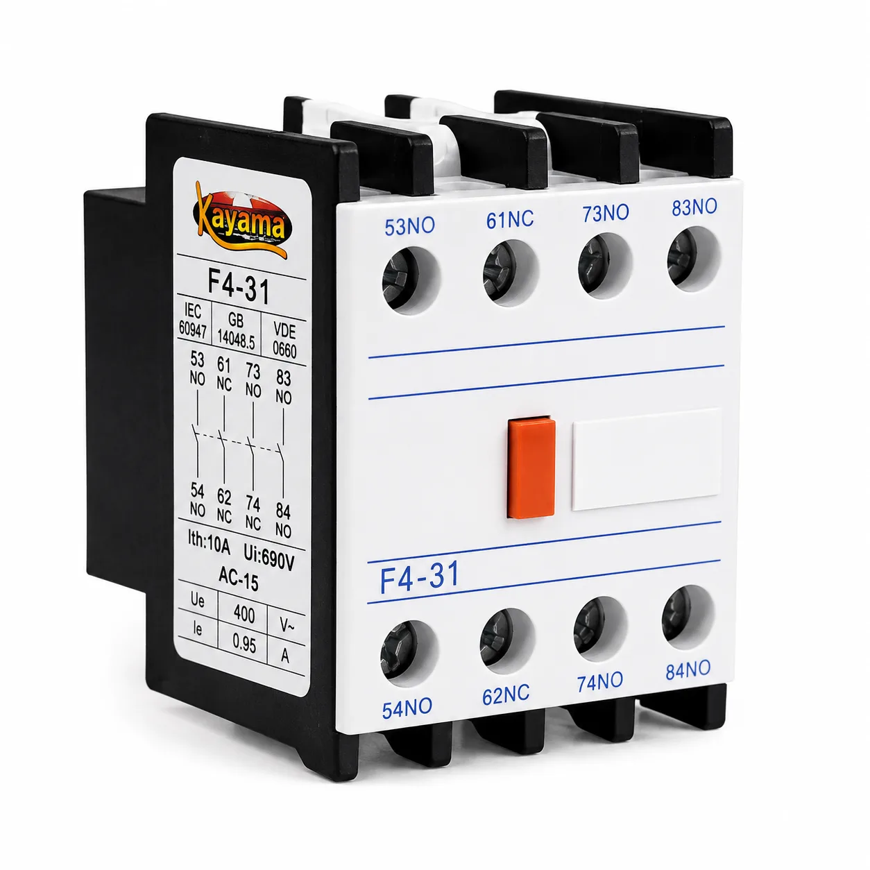 Bloco Auxiliar CJX2 3NC + 1NO - KAYAMA