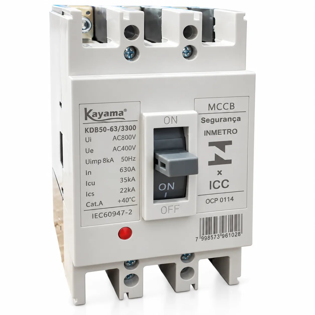 Disjuntor Caixa Moldada MCCB-KD630 -03630 - Tripolar 630A - KAYAMA