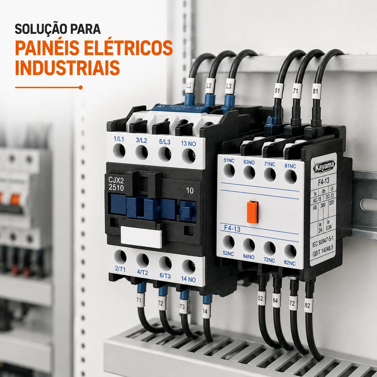 Bloco Auxiliar CJX2 1NC + 3NO - KAYAMA — imagem 16