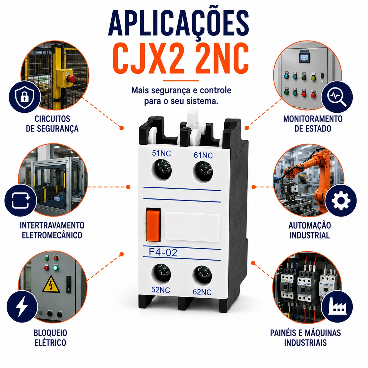 Bloco Auxiliar CJX2 2NC - KAYAMA — imagem 8