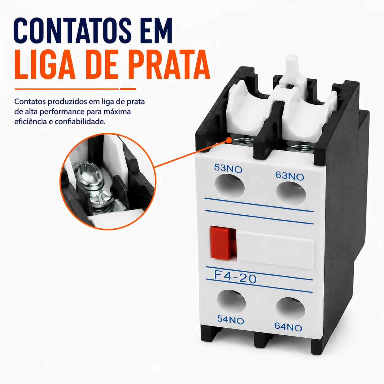 Bloco Auxiliar CJX2 2NO - KAYAMA — imagem 5
