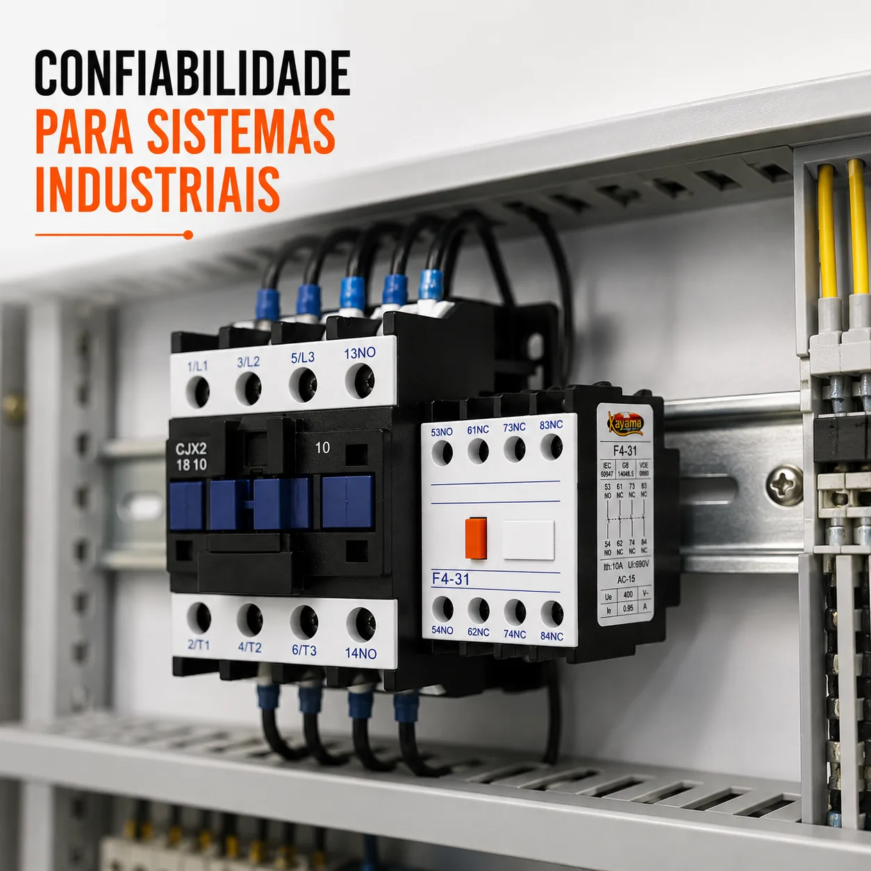 Bloco Auxiliar CJX2 3NC + 1NO - KAYAMA — imagem 7