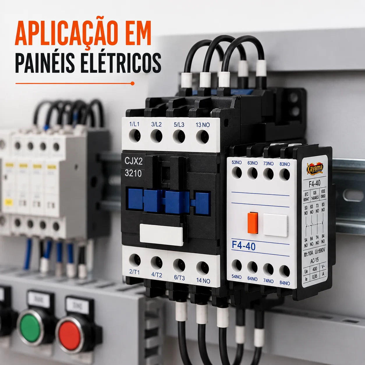 Bloco Auxiliar CJX2 4NC - KAYAMA — imagem 8
