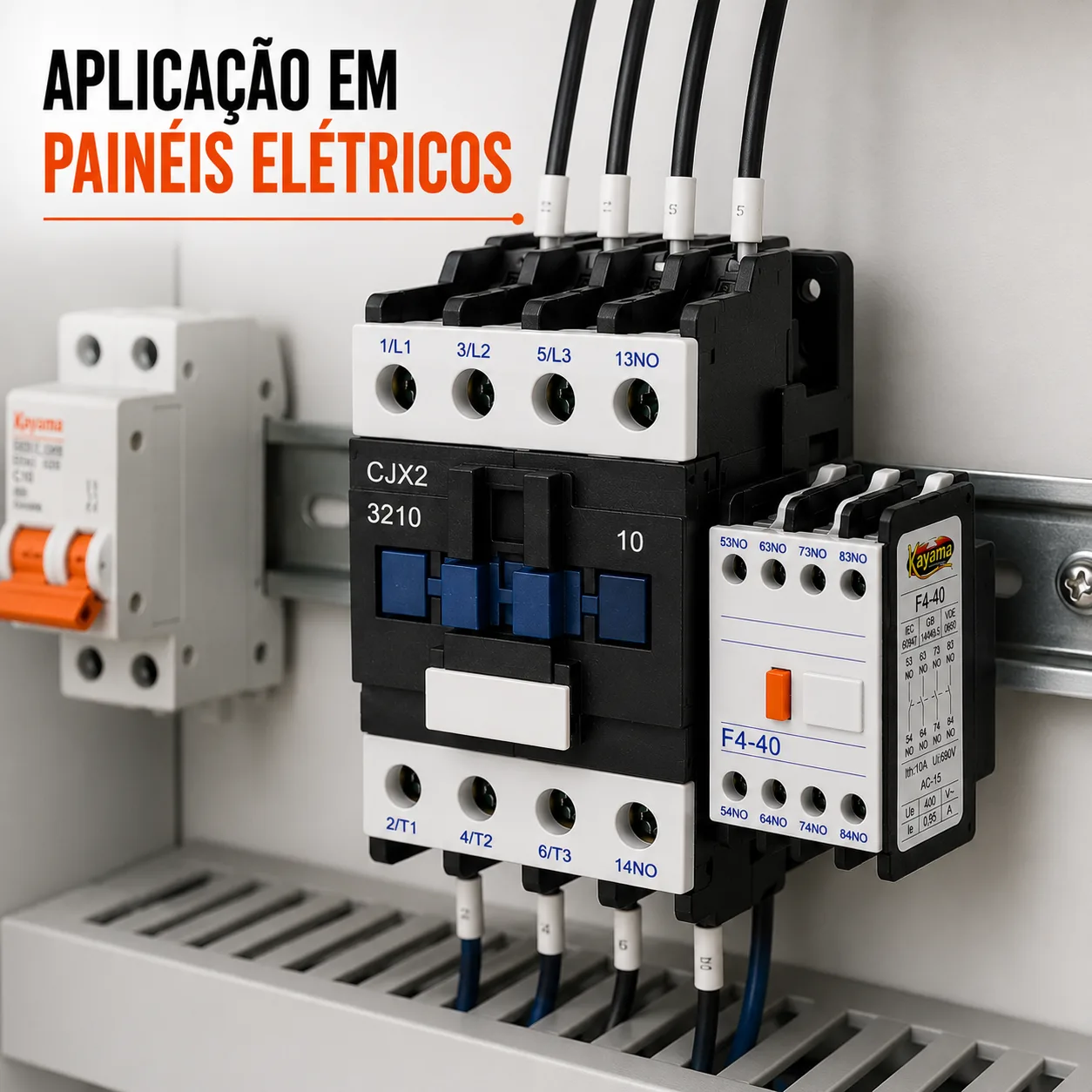 Bloco Auxiliar CJX2 4NO - KAYAMA — imagem 8