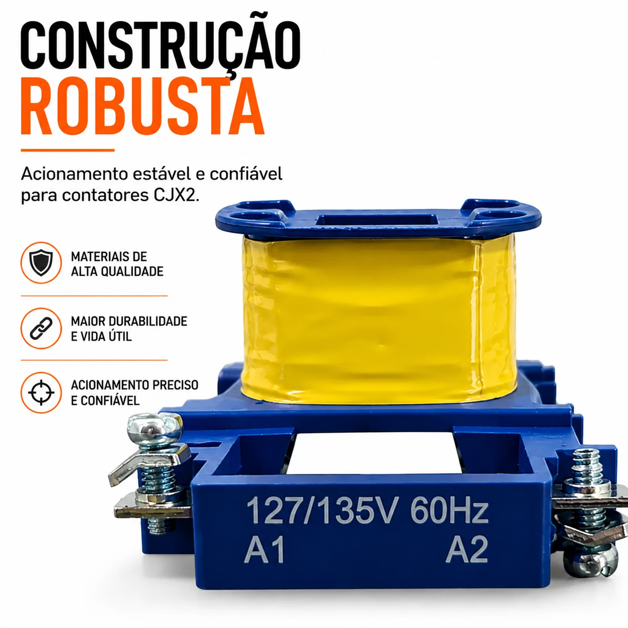 Bobina para contator CJX2 de 25 a 32 A - KAYAMA 220Vca — imagem 4