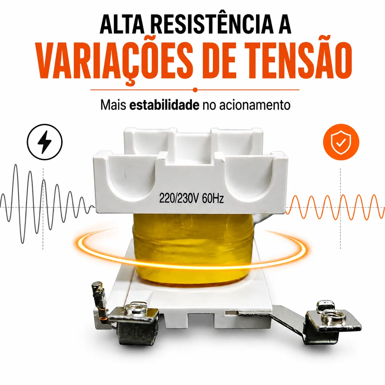 Bobina para contator CJX2 de 40 a 95 A - 50/60 HZ - KAYAMA 127Vca — imagem 5