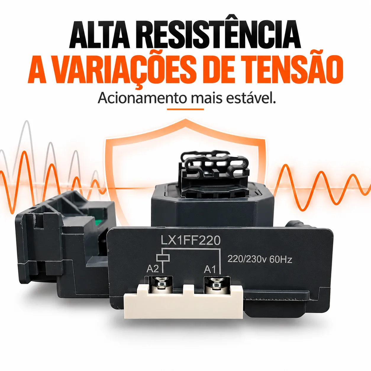 Bobina para contator CJX2 de 115 e 150 A - 50/60 HZ - KAYAMA 220Vca — imagem 3