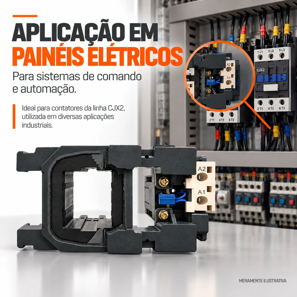 Bobina para contator CJX2 de 330 A - 50/60 HZ - KAYAMA 380Vca — imagem 8