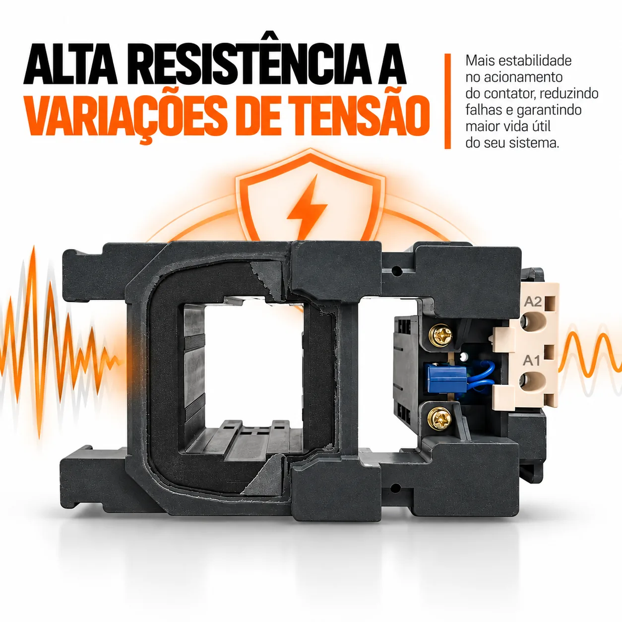 Bobina para contator CJX2 de 330 A - 50/60 HZ - KAYAMA 127Vca — imagem 2