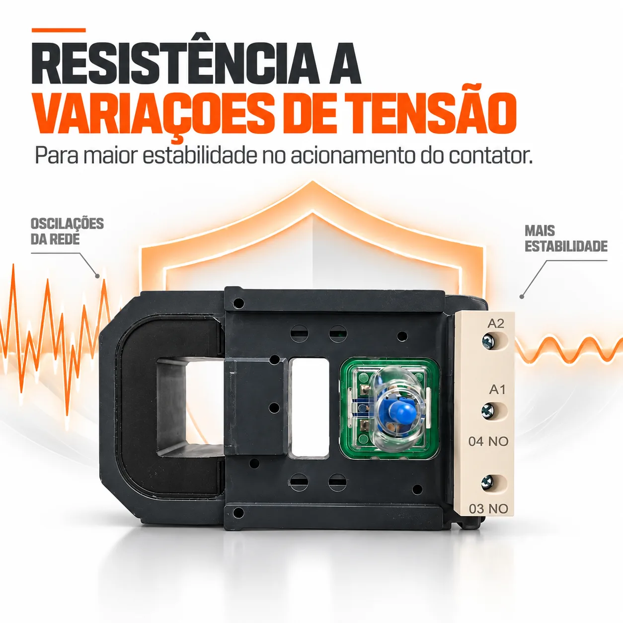 Bobina para contator CJX2 de 400 A - 50/60 HZ - KAYAMA 220Vca — imagem 2