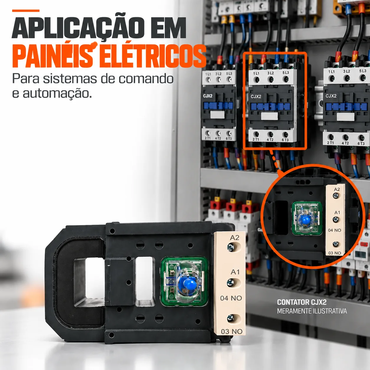 Bobina para contator CJX2 de 400 A - 50/60 HZ - KAYAMA 380Vca — imagem 8