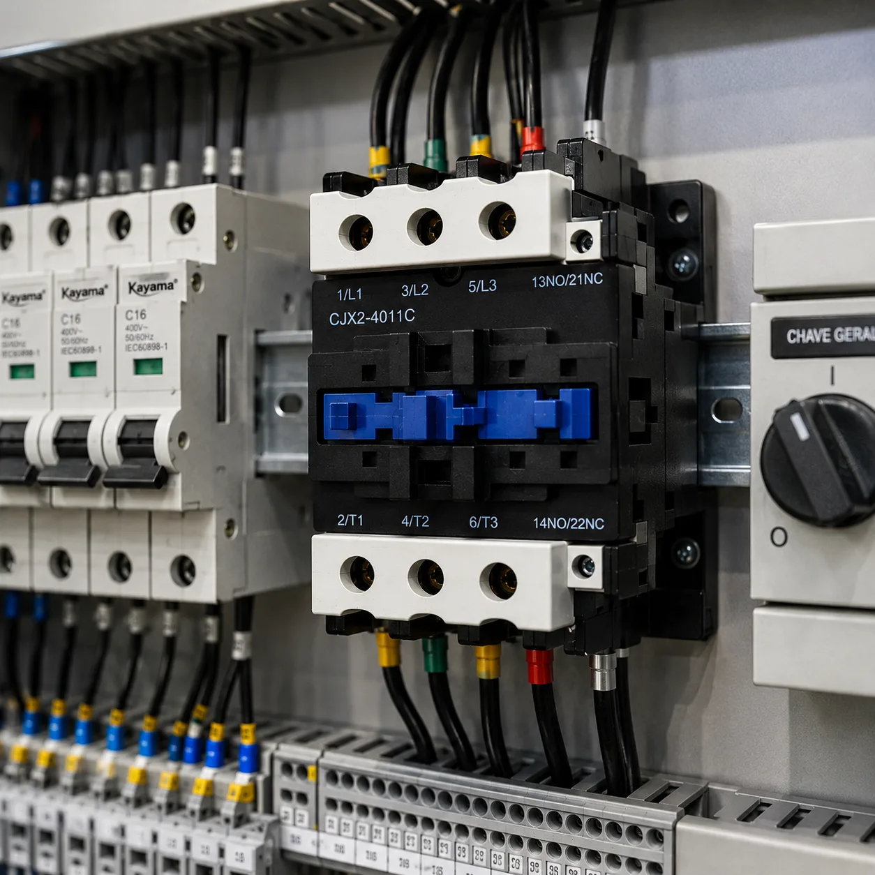 contator Tripolar CJX2-4011C - 220V- 50/60 HZ - KAYAMA — imagem 10