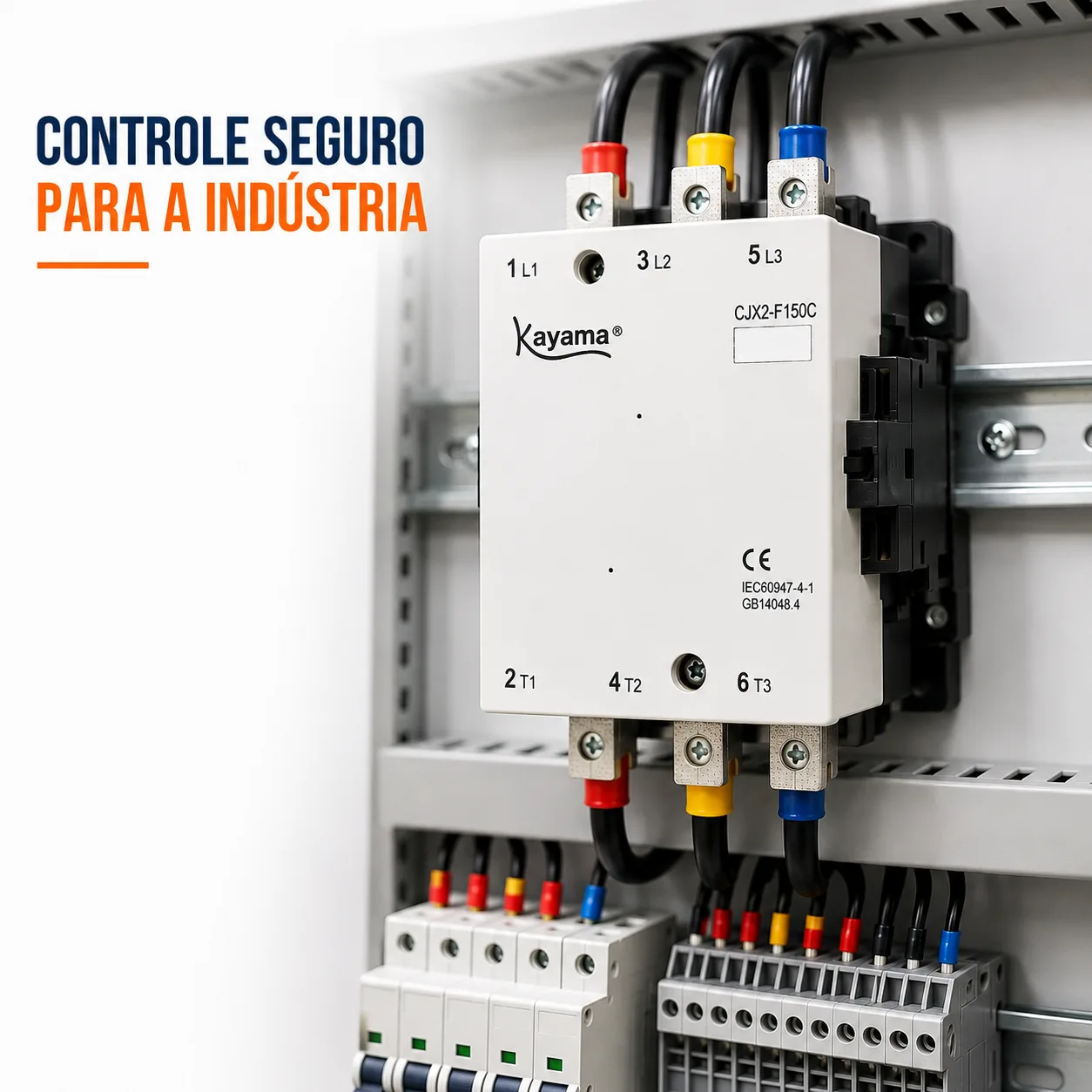 contator Tripolar CJX2-F150C - 220V- 50/60 HZ - KAYAMA — imagem 7