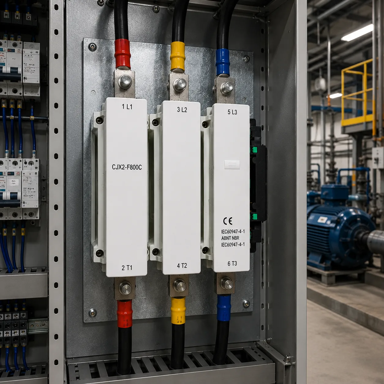 contator Tripolar CJX2-F800C - 220V- 50/60 HZ - KAYAMA — imagem 10
