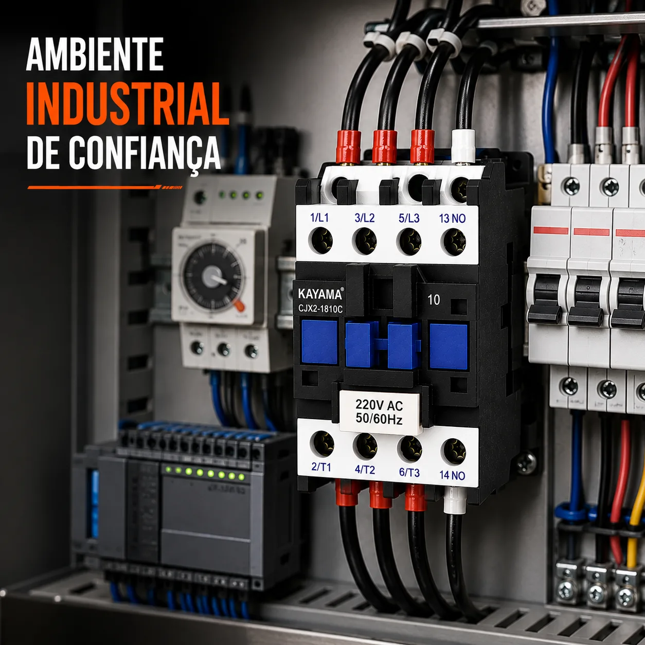 contator Tripolar CJX2-1810C - 220V- 50/60 HZ - KAYAMA — imagem 7