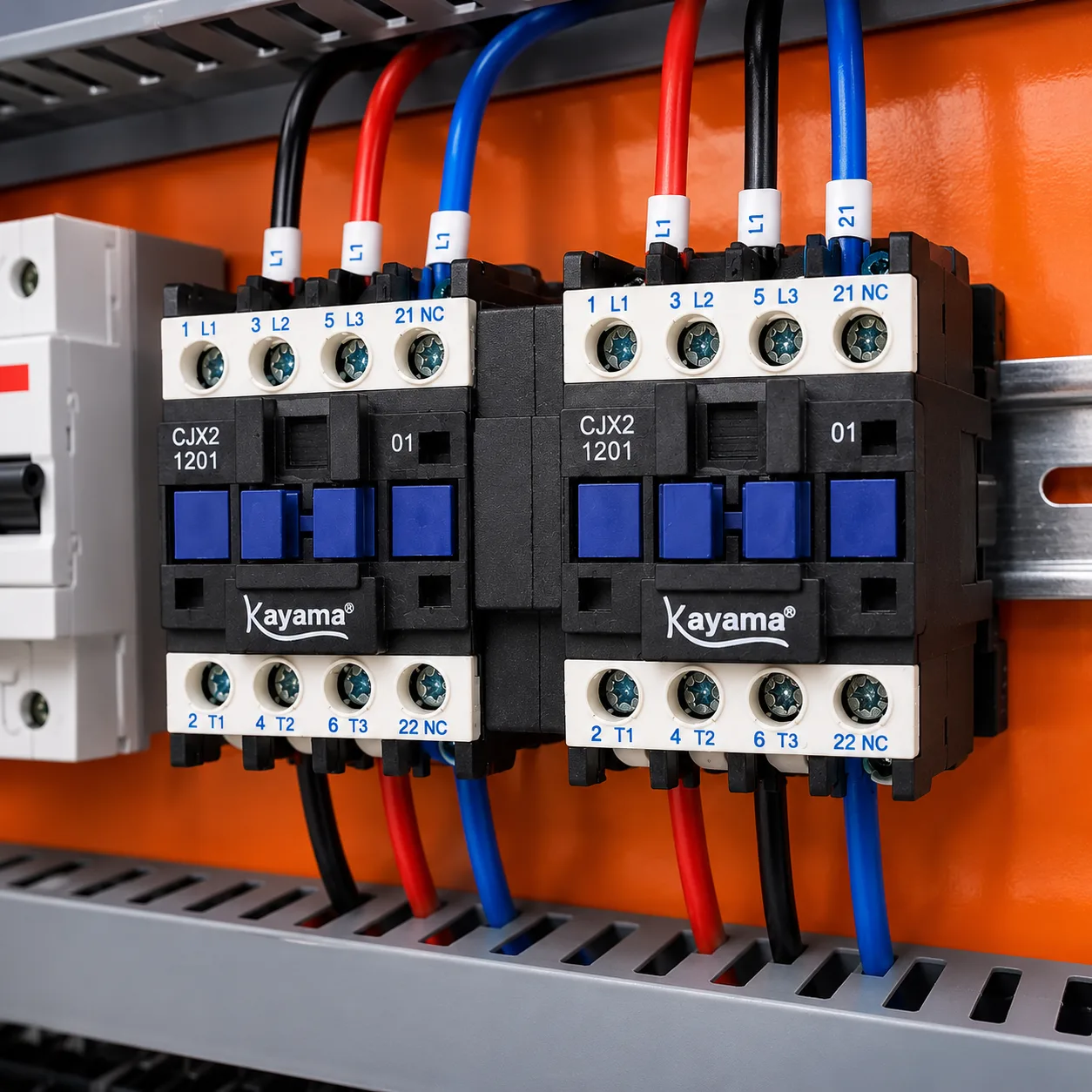 Contator Tripolar duplo CJX2-1210B - 220V- 50/60 HZ - com intertravamento - KAYAMA — imagem 10
