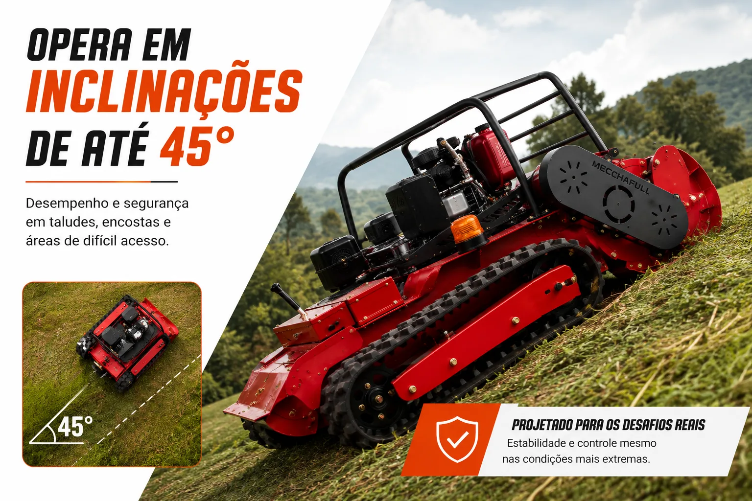 Cortador de Grama com Controle Remoto Kayama modelo KCGCR12G — imagem 4