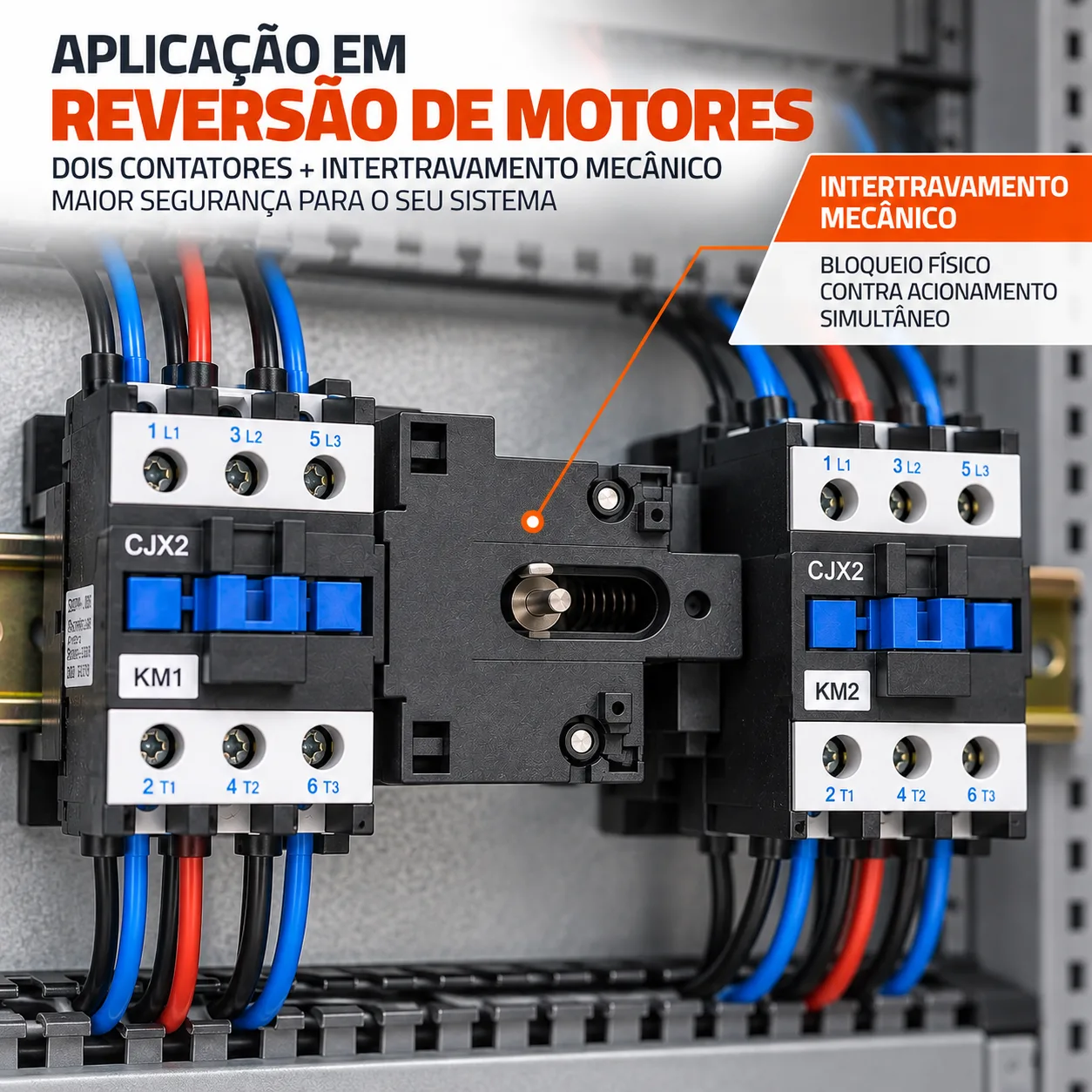 Intertravamento mecânico CJX2 de 9 a 32 A s/barramento- KAYAMA — imagem 4