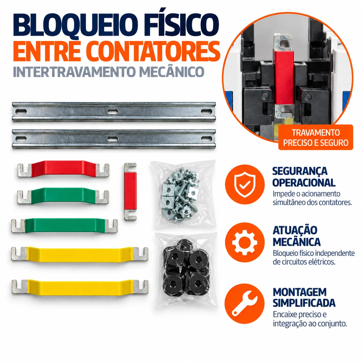 Intertravamento mecânico CJX2-F630 s/barramento- KAYAMA — imagem 2