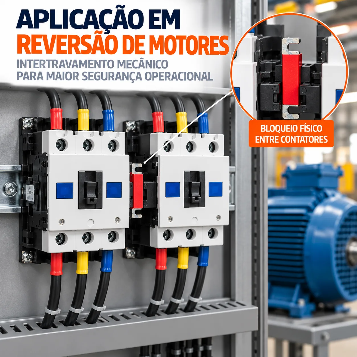 Intertravamento mecânico CJX2-F630 c/barramento- KAYAMA — imagem 4