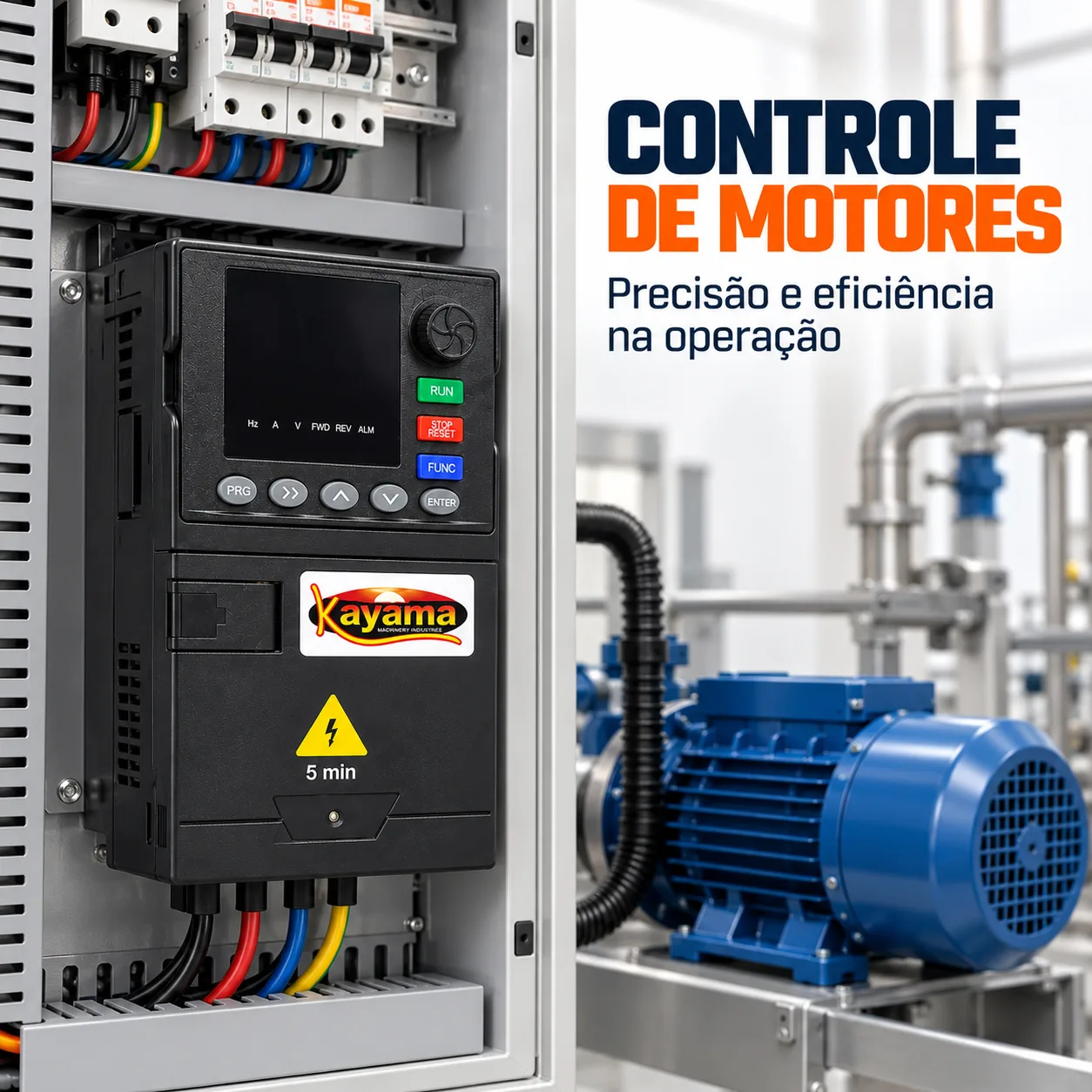 Inversor de Frequência Monofásico/Trifásico 1,5 CV 220V IFMT1030-15 Kayama — imagem 5