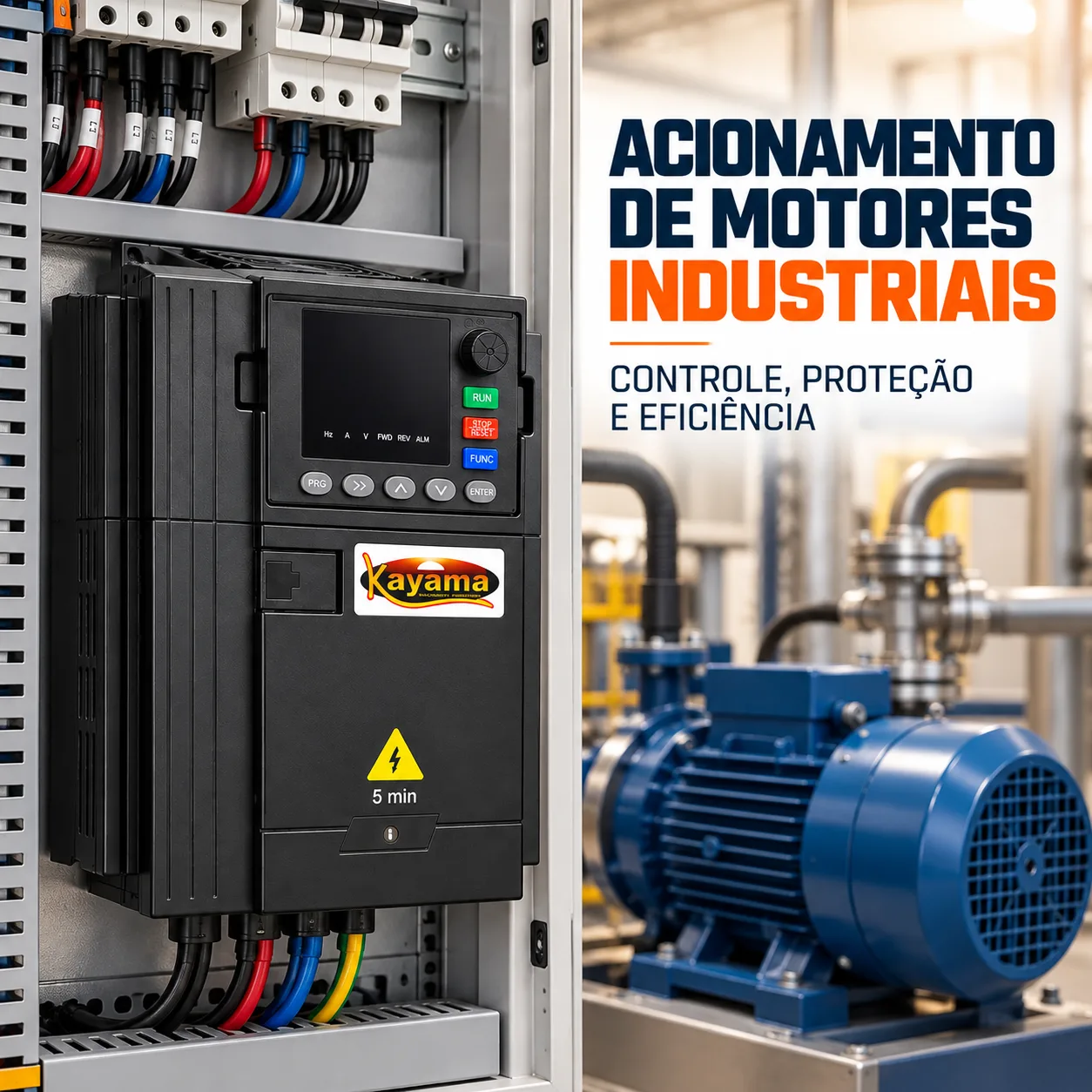 Inversor de Frequência Monofásico/Trifásico 10 CV 220V IFMT1030-100 Kayama — imagem 5