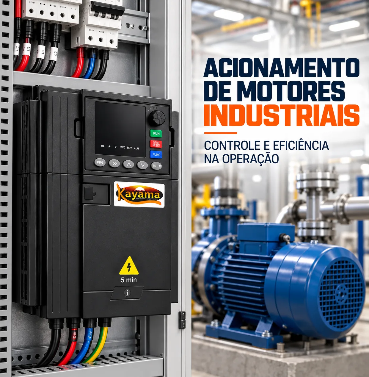 Inversor de Frequência Monofásico/Trifásico 15 CV 220V IFMT1030-150 Kayama — imagem 5