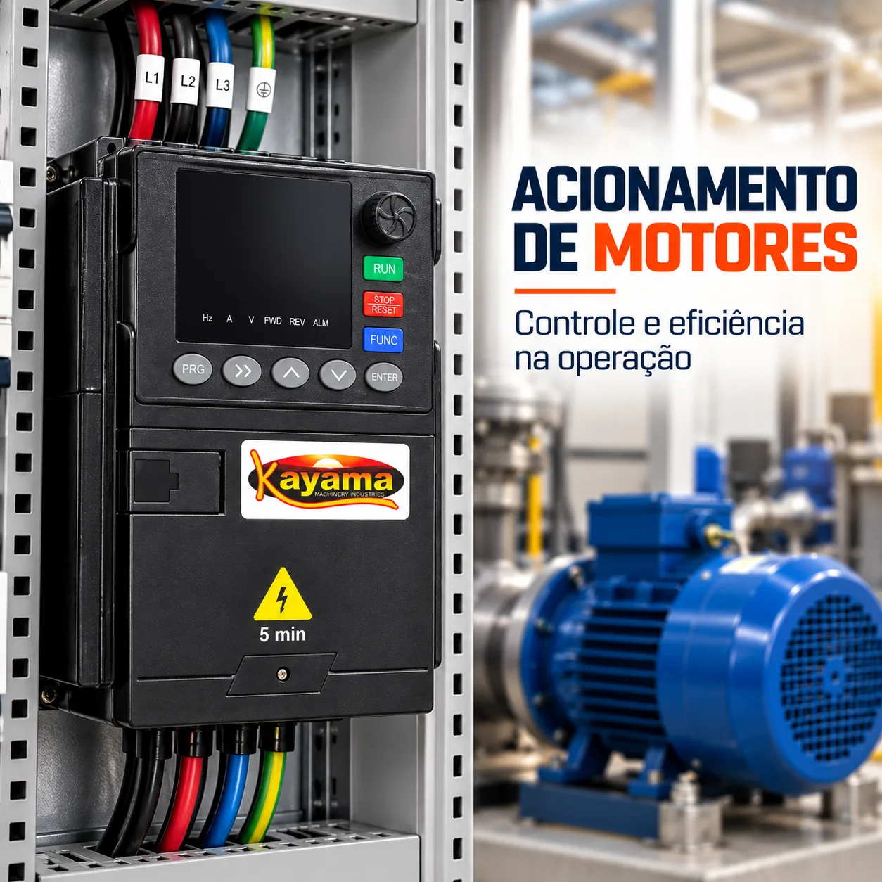 Inversor de Frequência Monofásico/Trifásico 4 CV 220V IFMT1030-40 Kayama — imagem 5