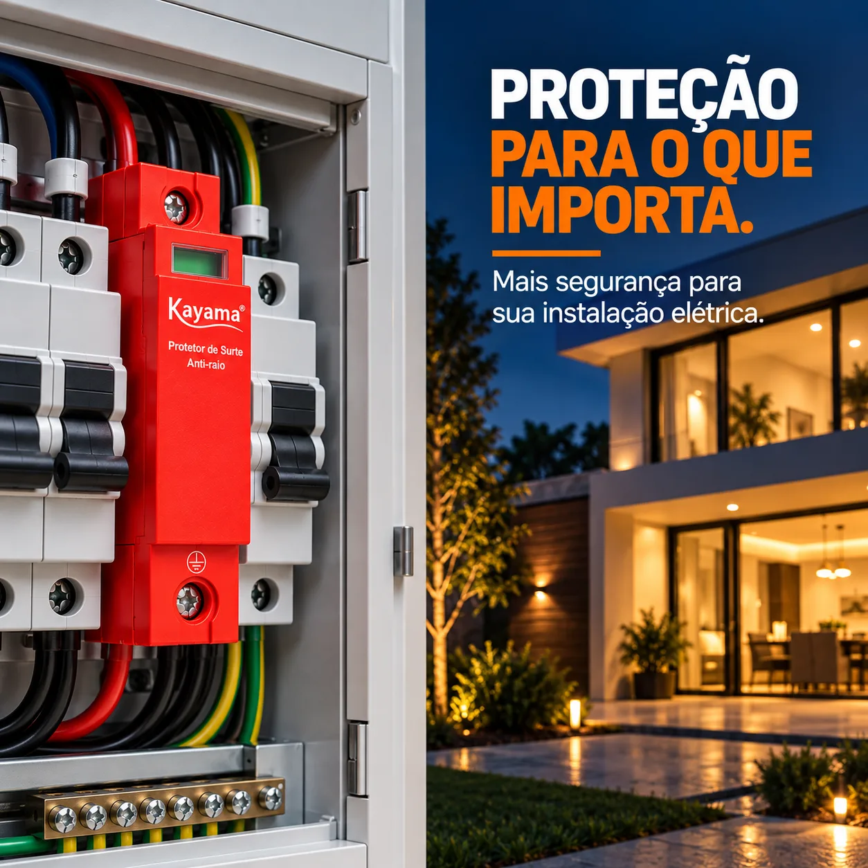 Protetor de Surto DPS Antiraio 15KA 275V 1P DPS-115 Kayama — imagem 4