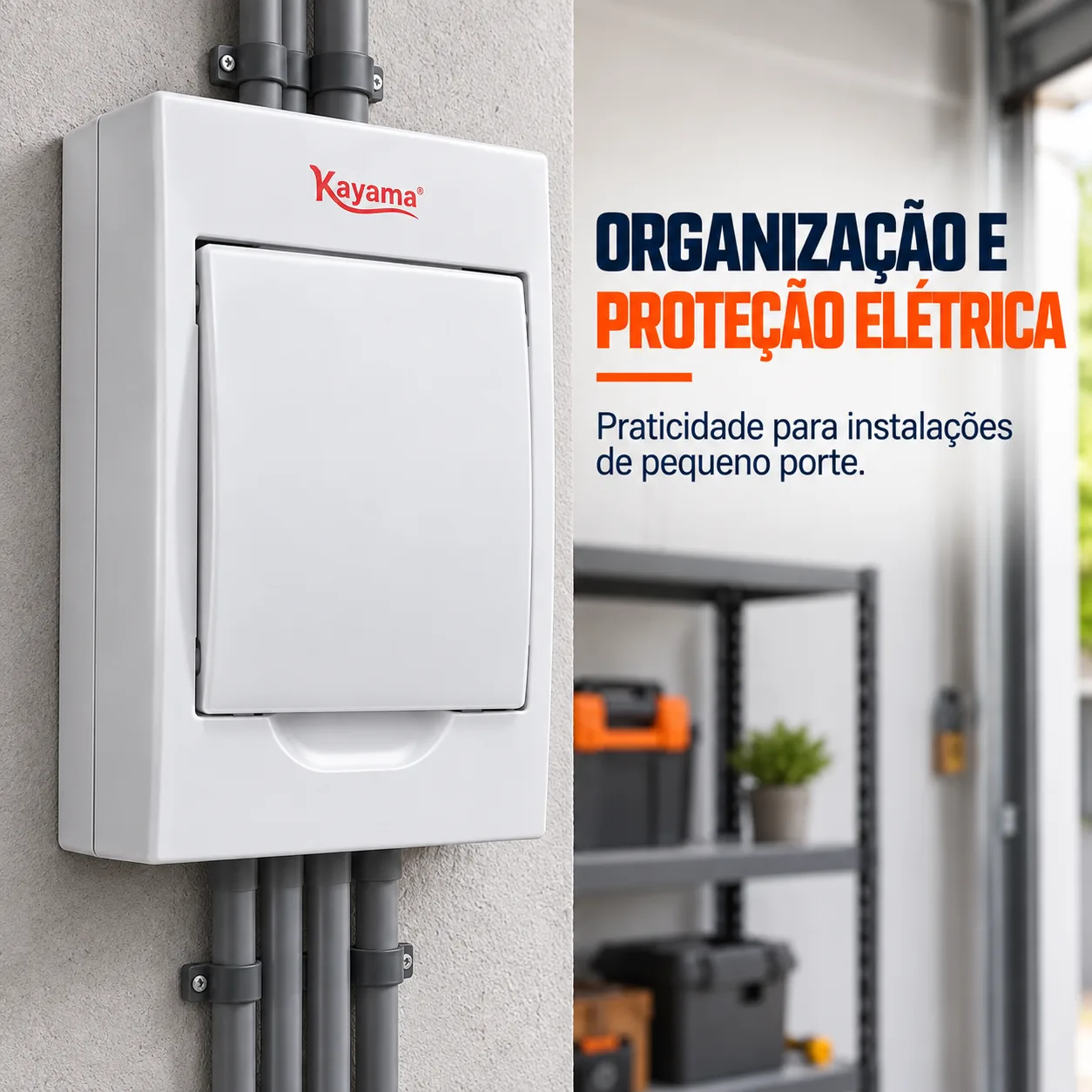 Quadro de Distribuição Aparente para 4 disjuntores QDA4D Kayama — imagem 5