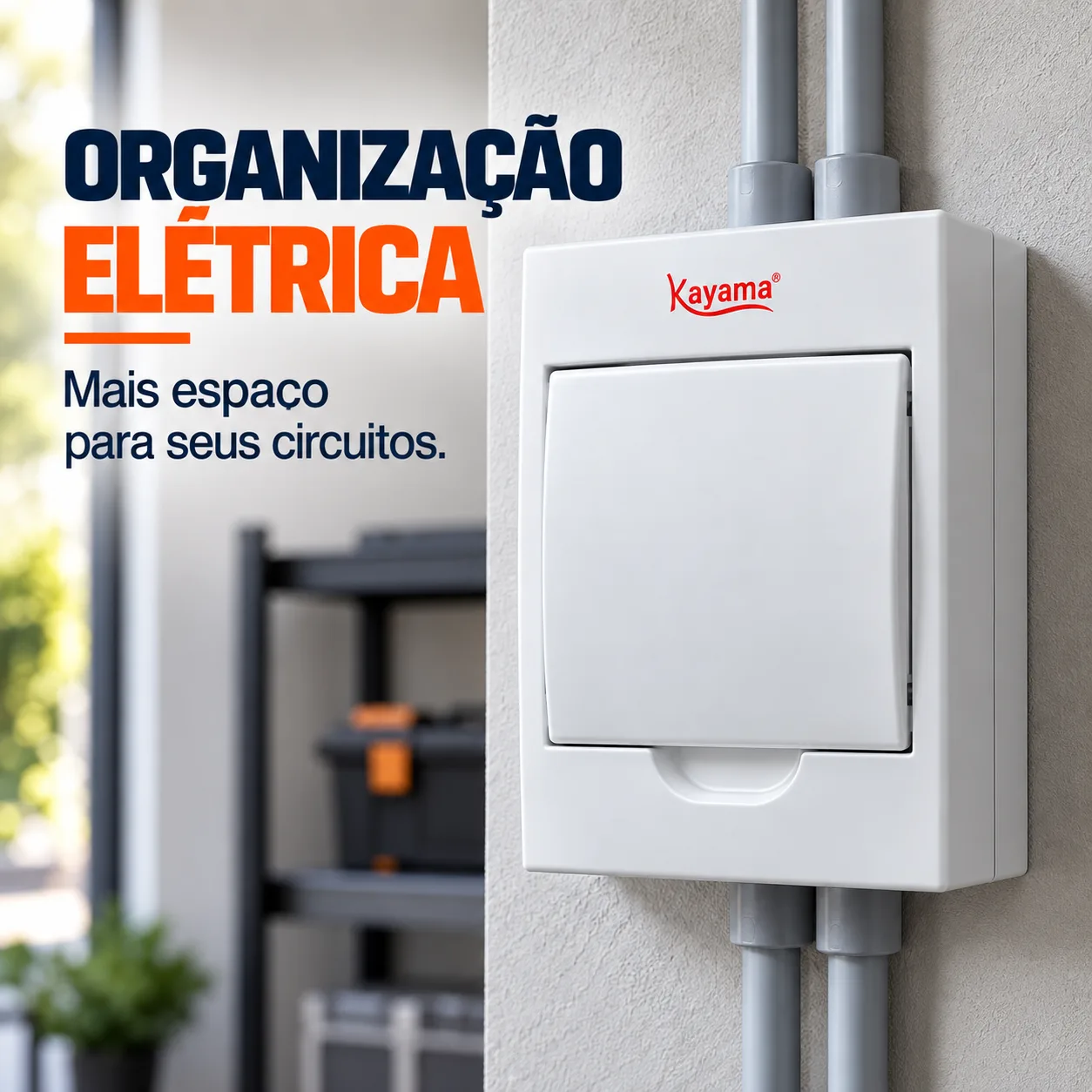 Quadro de Distribuição Aparente para 6 disjuntores QDA6D Kayama — imagem 6