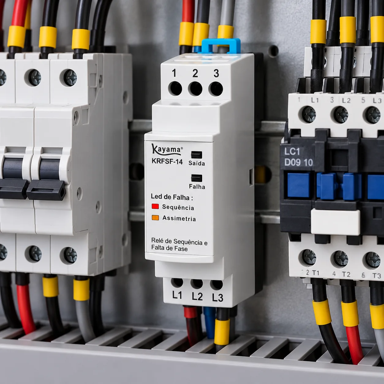 Relé Falta e Sequência de Fase - KRFSF14 - 220-380V 50/60HZ - Kayama — imagem 5
