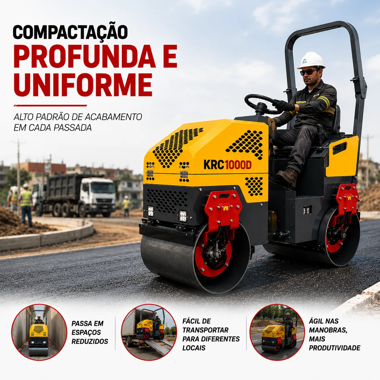 Rolo Compactador Kayama modelo:KRC1000D — imagem 5