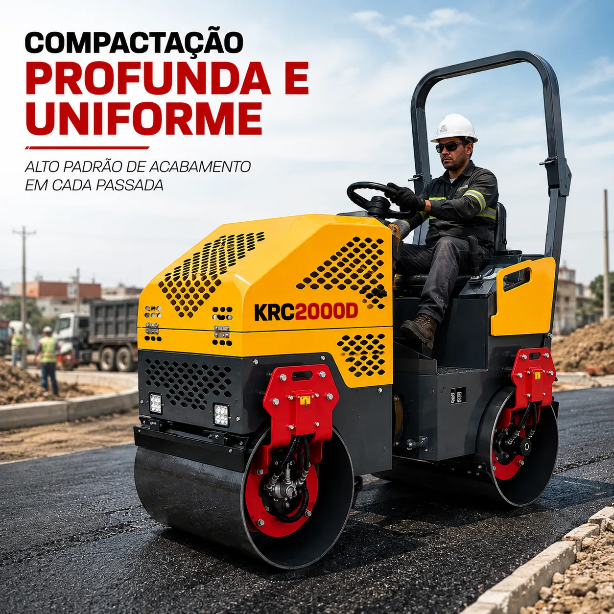 Rolo Compactador Kayama modelo:KRC2000D — imagem 3