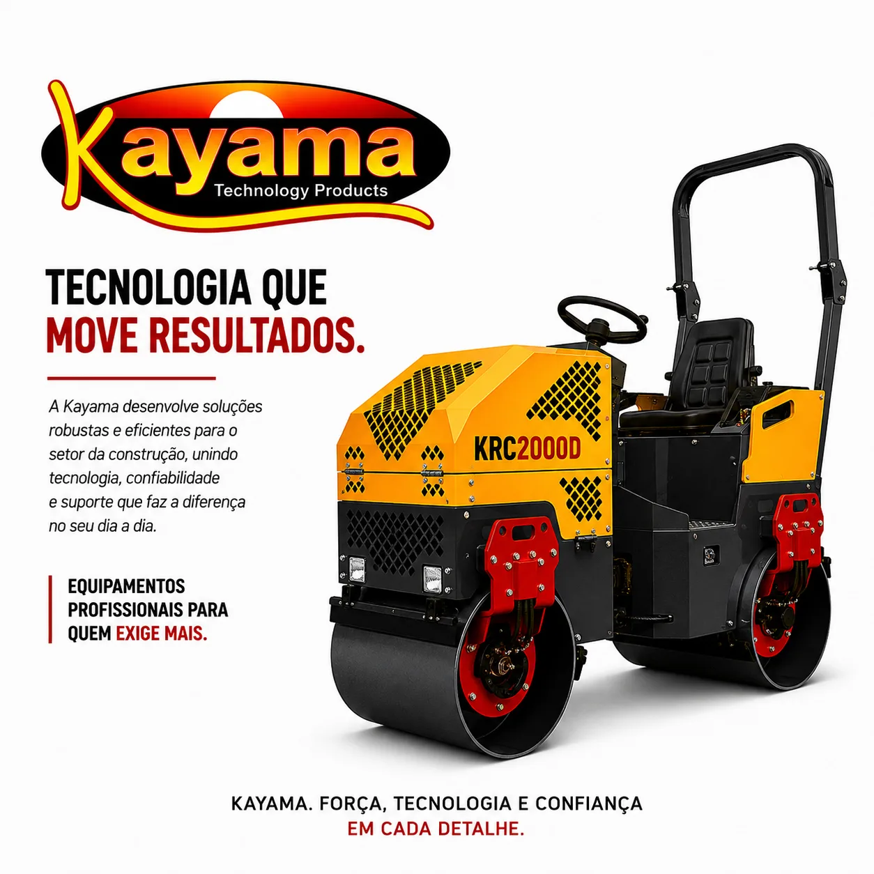 Rolo Compactador Kayama modelo:KRC2000D — imagem 9