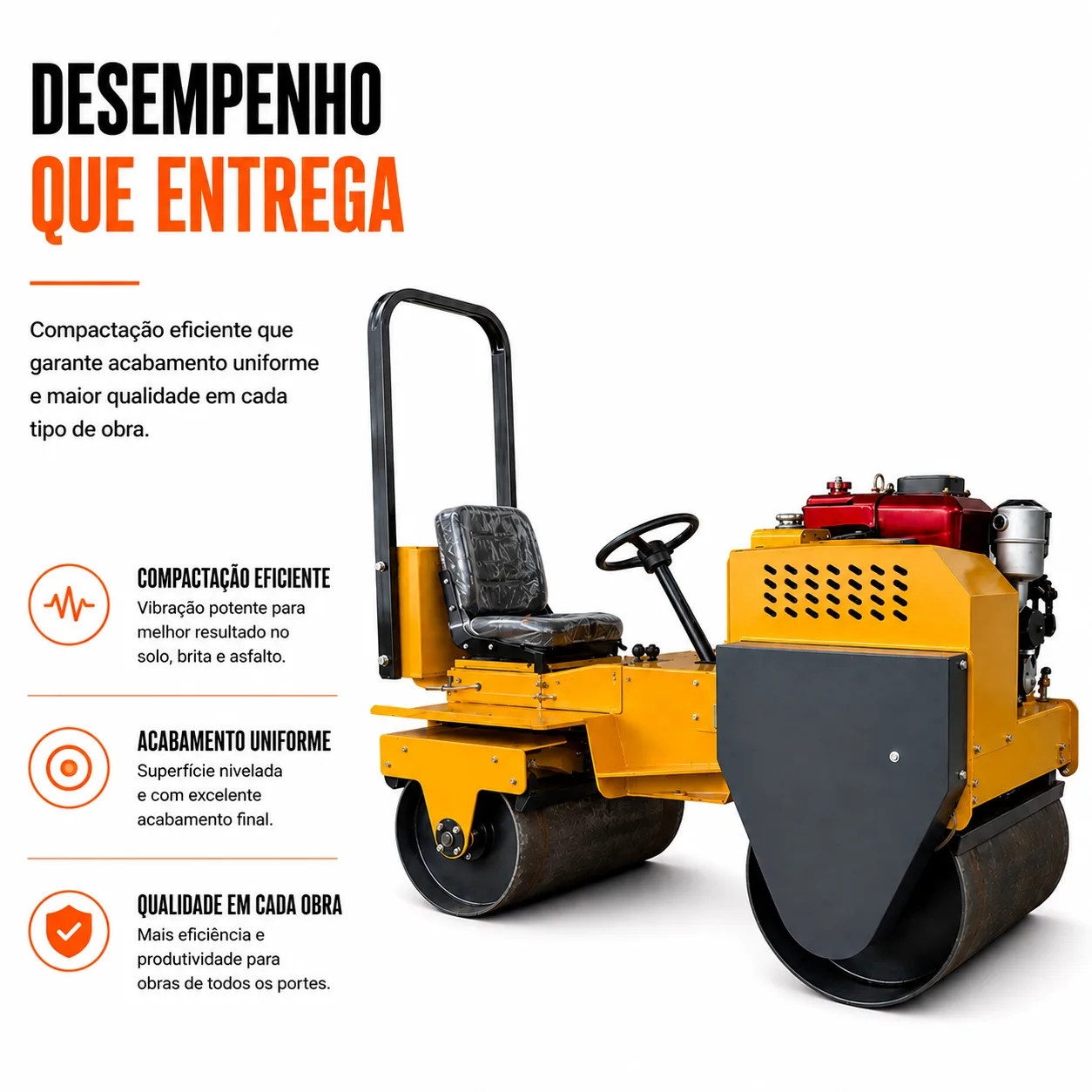 Rolo Compactador Kayama modelo:KRC1000DC — imagem 4