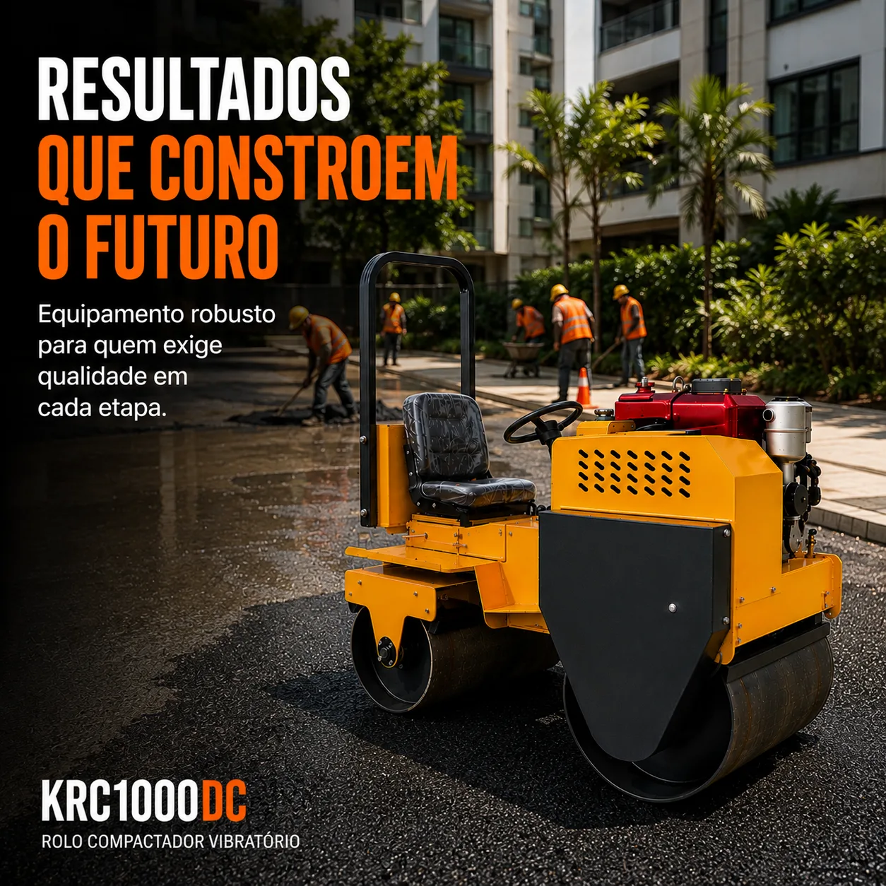 Rolo Compactador Kayama modelo:KRC1000DC — imagem 5