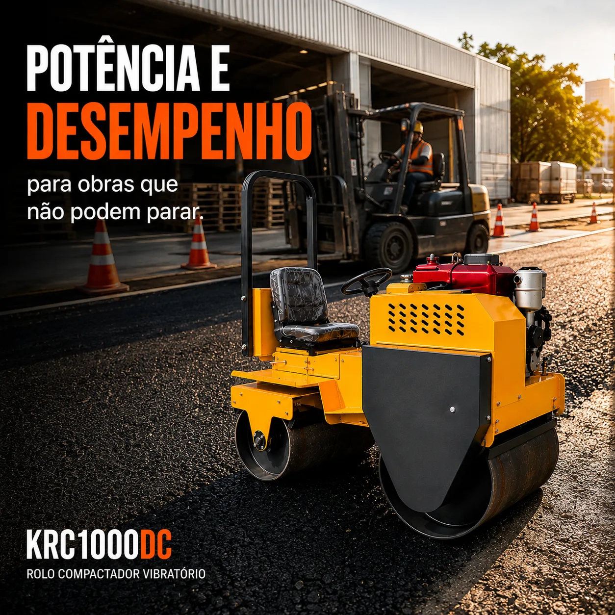 Rolo Compactador Kayama modelo:KRC1000DC — imagem 6