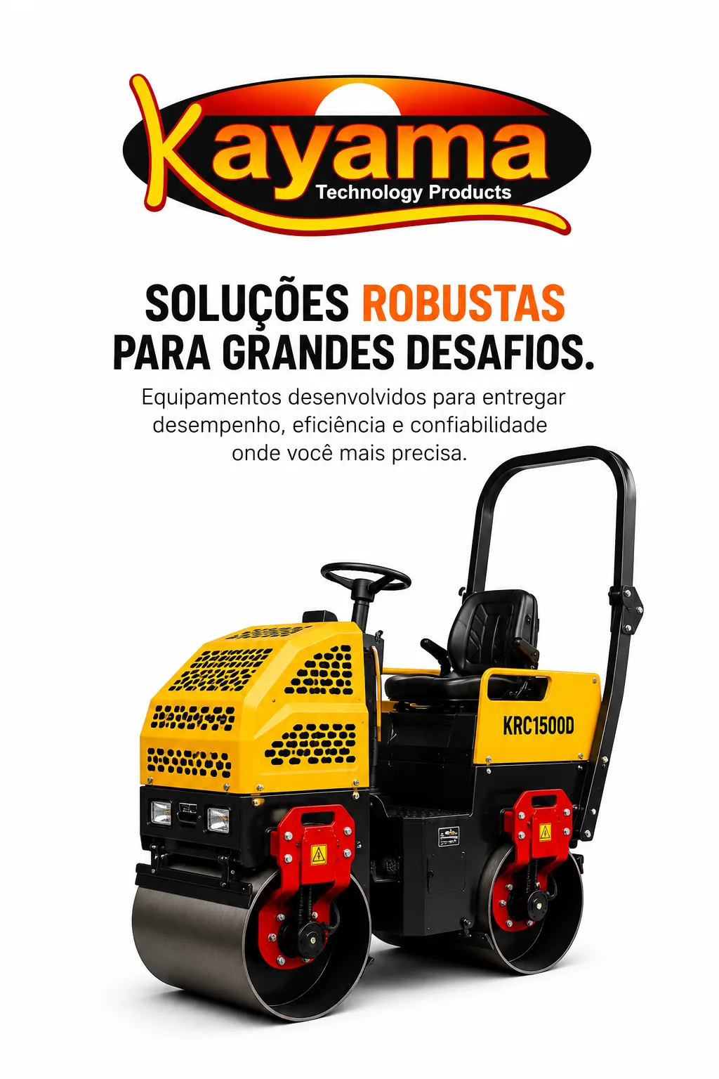 Rolo Compactador Kayama modelo:KRC1500D — imagem 6