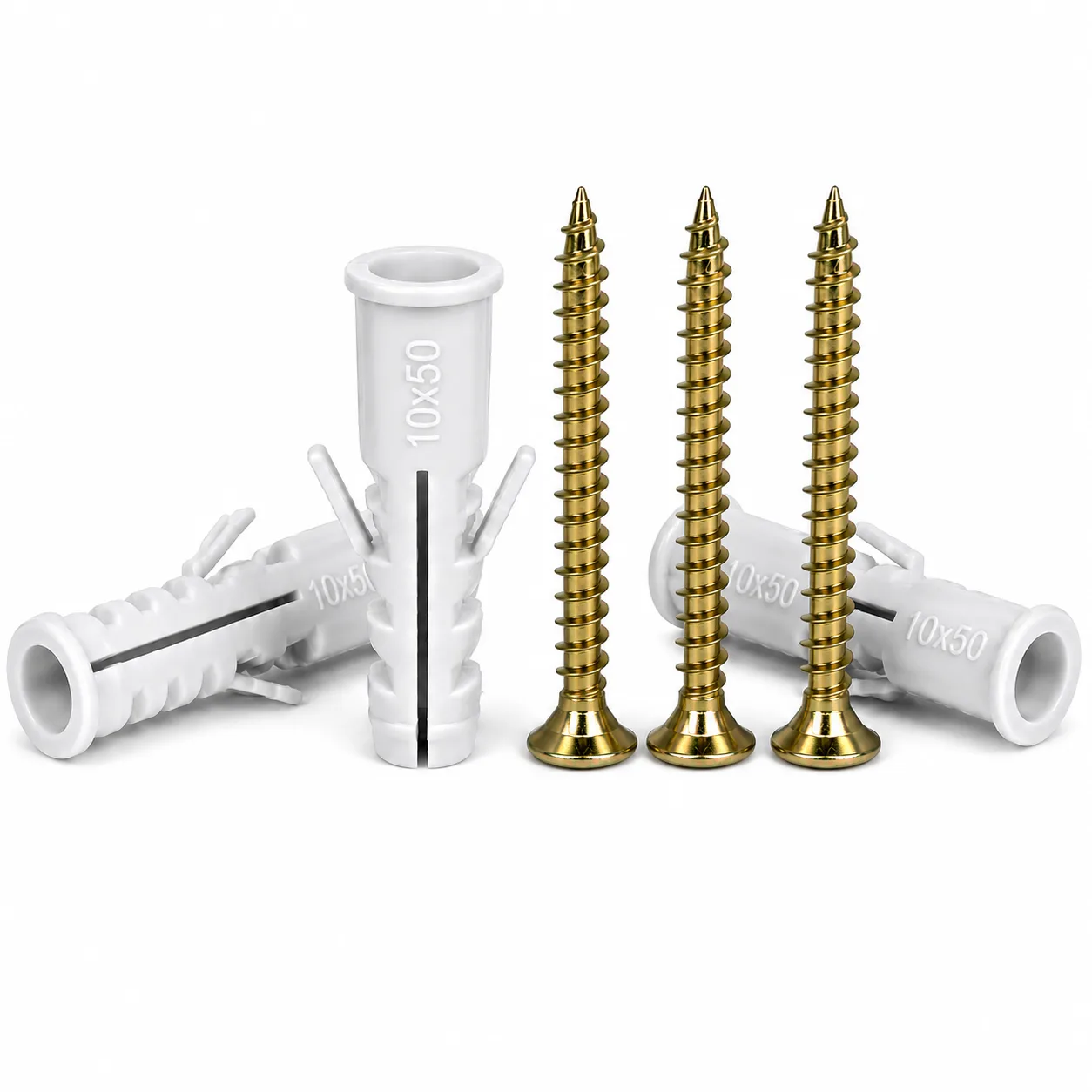 Kit 2 Parafusos Philips 5 x 60mm com Buchas S10 Sem Anel Kayama Fixação Reforçada(Encartelado) — imagem 2