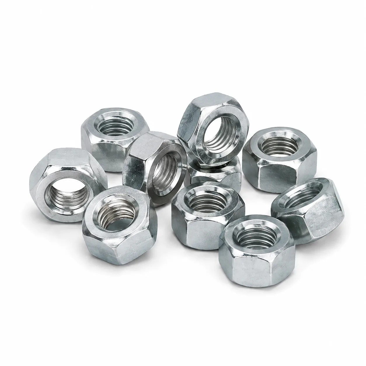 Kit 10 Porcas Sextavadas 1/4 Kayama Fixação Reforçada(Encartelado) — imagem 2