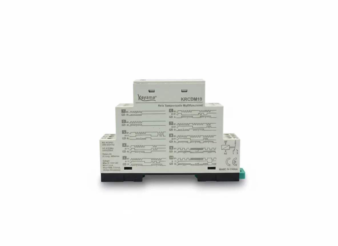 Relé cíclico duplo multifuncional - KRCDM10 - 220V 50/60 HZ - Kayama — imagem 6