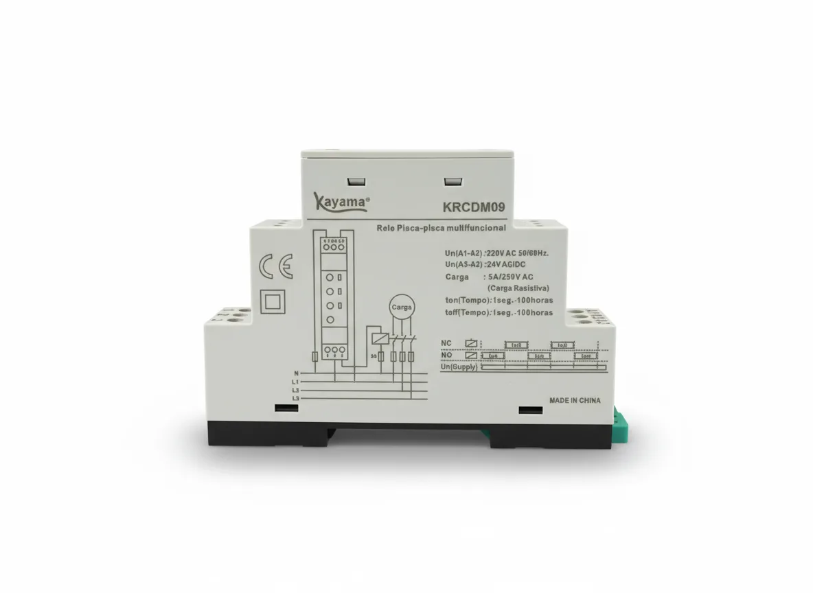 Relé cíclico duplo multifuncional - KRCDM09 - 220V 50/60 HZ - Kayama — imagem 6