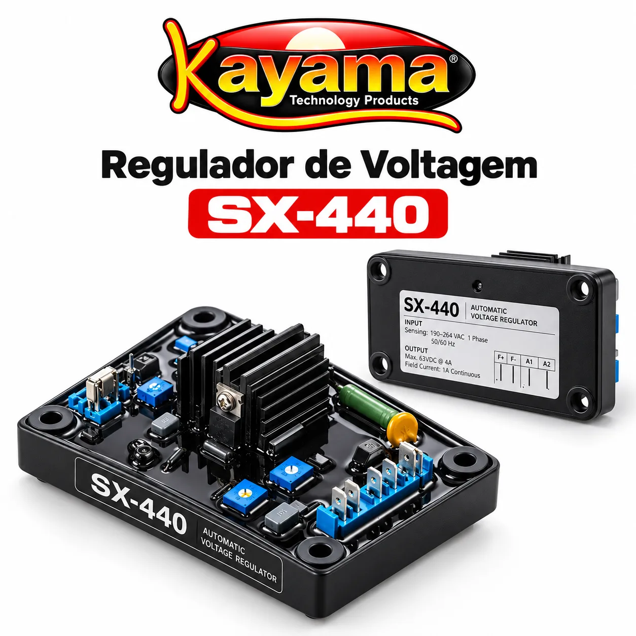 Regulador de Voltagem SX-440 Kayama — imagem 3