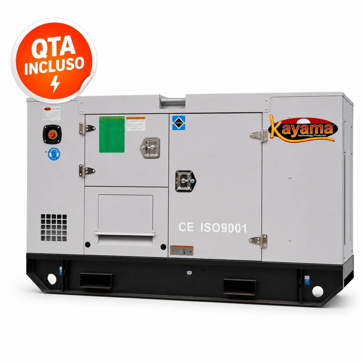 Gerador de Energia Elétrica à Diesel 85 KVA Trifásico Kayama Plataforma modelo K85000PSP3E 254/440V 60 HZ