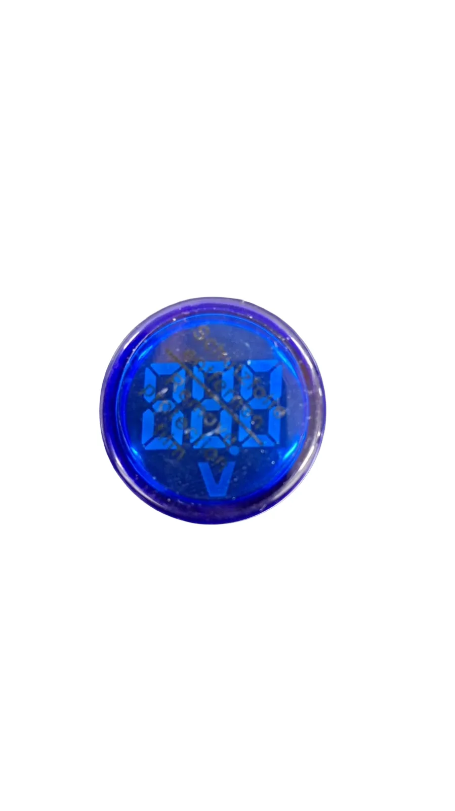 Medidor de voltagem digital LED de 22 mm com indicador azul MV-22AZ - KAYAMA
