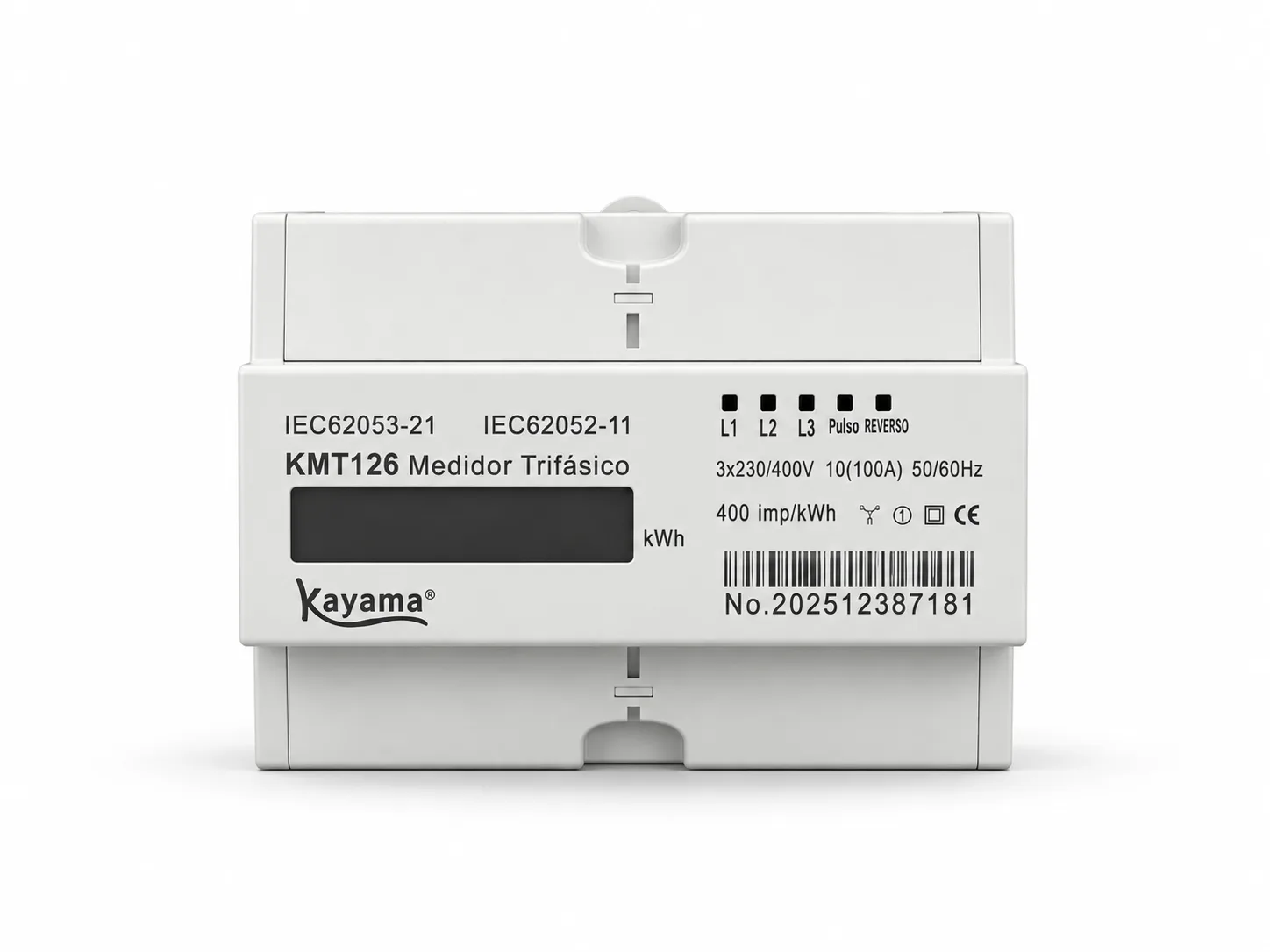 Medidor Trifásico Digital - KMT126 - 50/60 HZ - Kayama