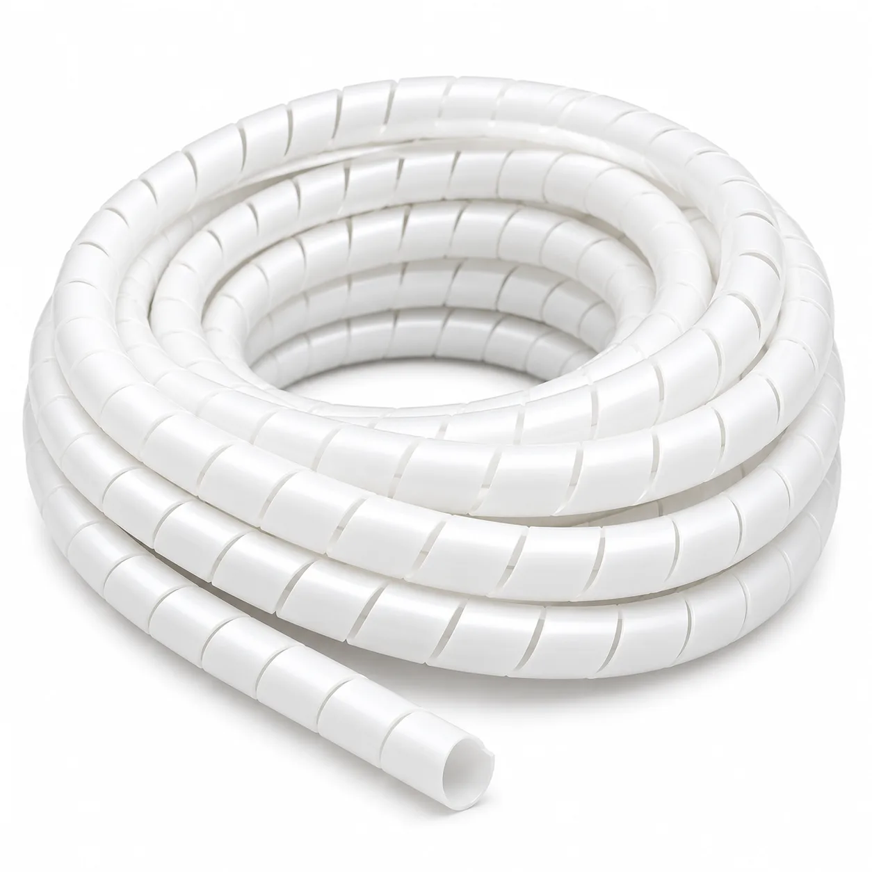 Organizador de Cabos espiral Branco Kayama 16 mm c/ 5 metros