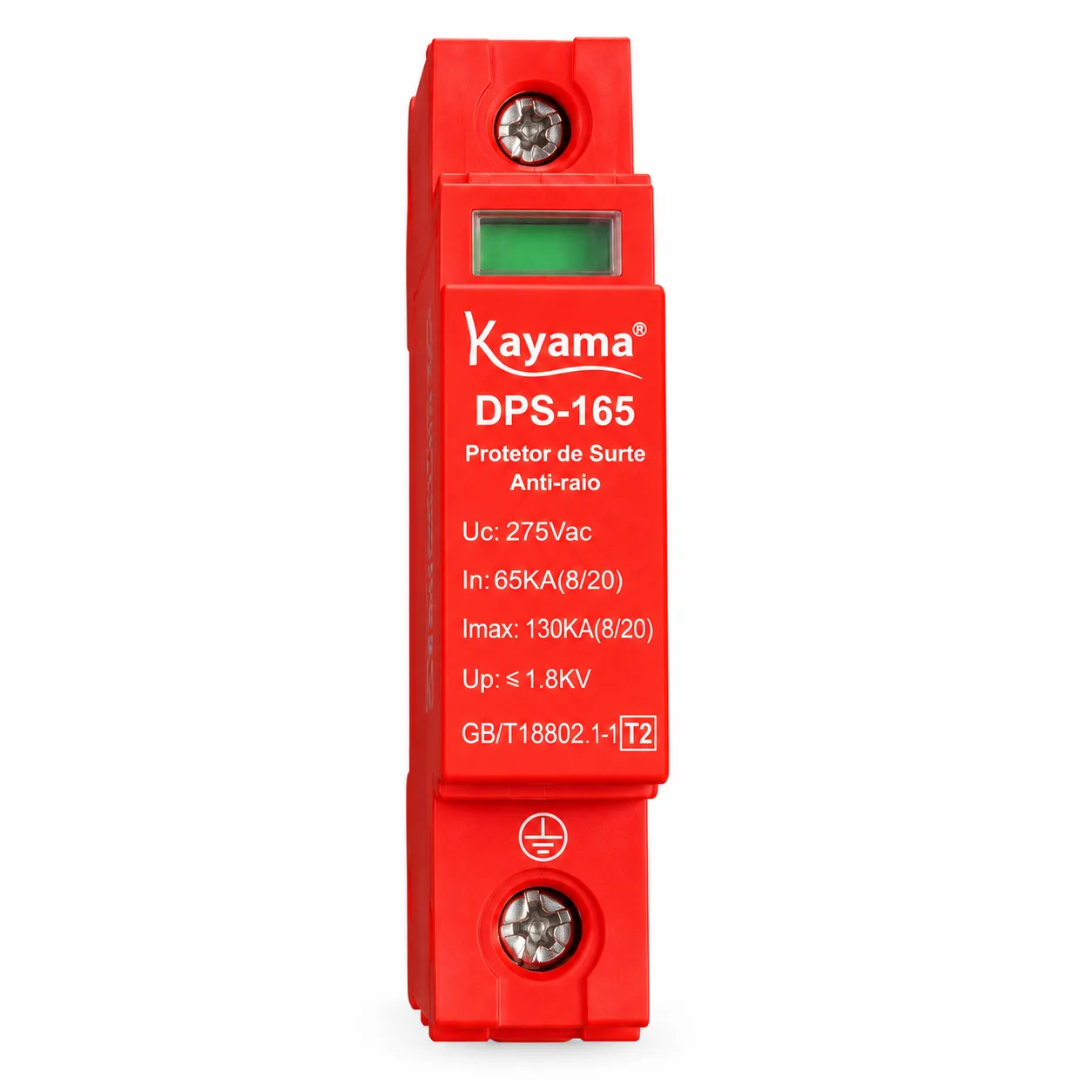 Protetor de Surto DPS Antiraio 15KA 275V 1P DPS-115 Kayama