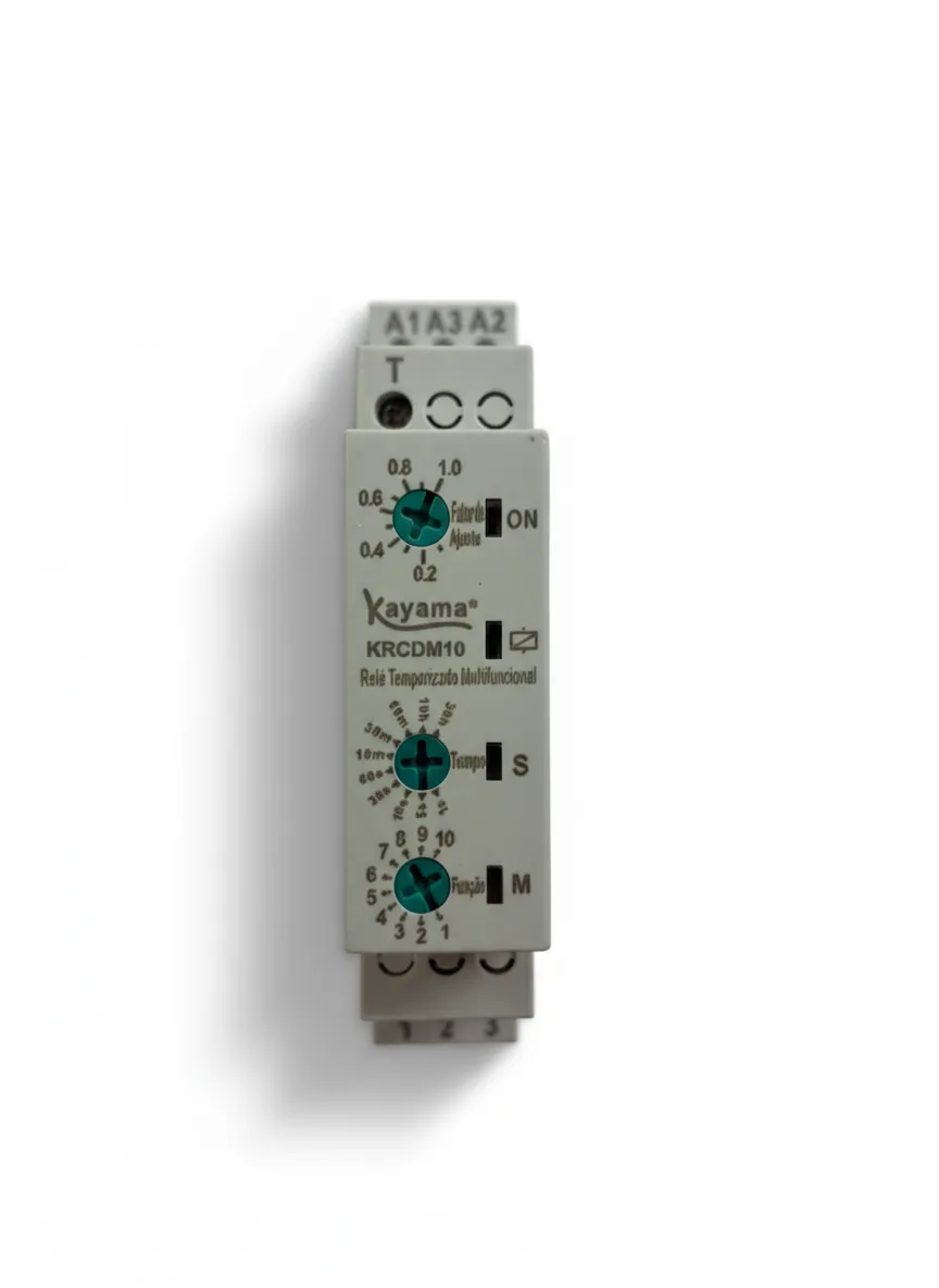 Relé cíclico duplo multifuncional - KRCDM10 - 220V 50/60 HZ - Kayama